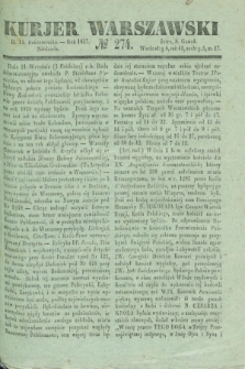 Kurjer Warszawski. 1837, № 274 (15 października)