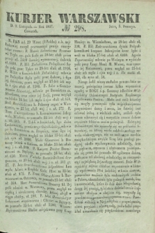 Kurjer Warszawski. 1837, № 298 (9 listopada)