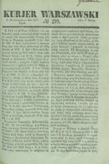 Kurjer Warszawski. 1837, № 299 (10 listopada)