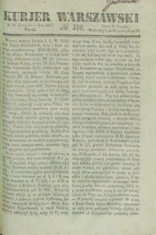 Kurjer Warszawski. 1837, № 310 (21 listopada)