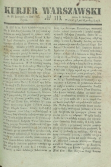 Kurjer Warszawski. 1837, № 313 (24 listopada)