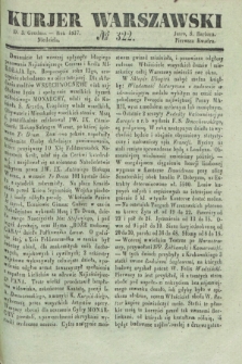Kurjer Warszawski. 1837, № 322 (3 grudnia)