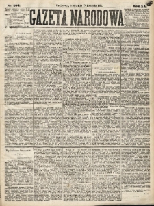 Gazeta Narodowa. 1881, nr 264