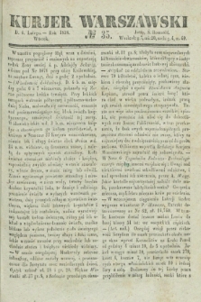 Kurjer Warszawski. 1838, № 35 (6 lutego)