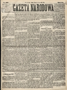 Gazeta Narodowa. 1881, nr 267