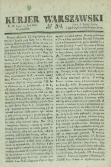 Kurjer Warszawski. 1838, № 200 (30 lipca)