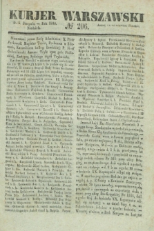 Kurjer Warszawski. 1838, № 206 (5 sierpnia)