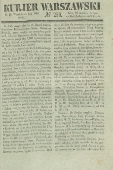 Kurjer Warszawski. 1838, № 256 (26 września)