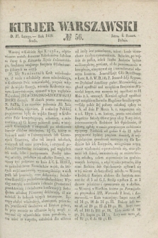 Kurjer Warszawski. 1839, № 56 (27 lutego)