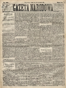 Gazeta Narodowa. 1881, nr 273