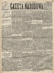 Gazeta Narodowa. 1881, nr 274