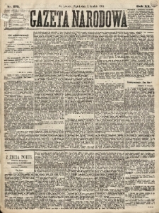 Gazeta Narodowa. 1881, nr 275