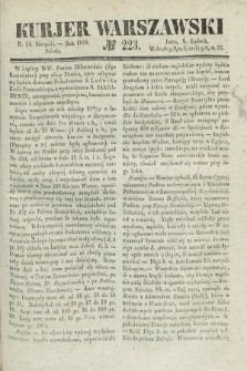 Kurjer Warszawski. 1839, № 223 (24 sierpnia)