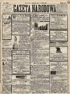 Gazeta Narodowa. 1881, nr 277
