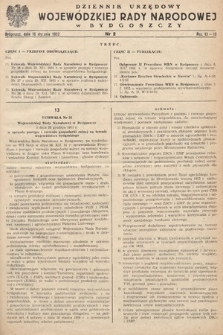 Dziennik Urzędowy Wojewódzkiej Rady Narodowej w Bydgoszczy. 1952, nr 2