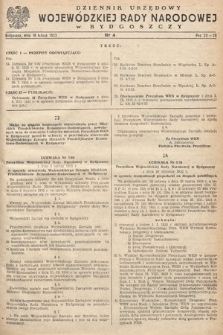 Dziennik Urzędowy Wojewódzkiej Rady Narodowej w Bydgoszczy. 1952, nr 4