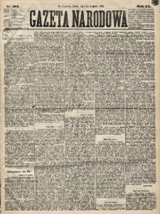 Gazeta Narodowa. 1881, nr 284