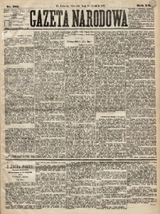 Gazeta Narodowa. 1881, nr 285