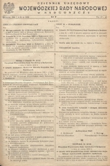 Dziennik Urzędowy Wojewódzkiej Rady Narodowej w Bydgoszczy. 1952, nr 7
