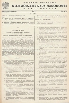 Dziennik Urzędowy Wojewódzkiej Rady Narodowej w Bydgoszczy. 1952, nr 9