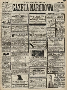 Gazeta Narodowa. 1881, nr 288