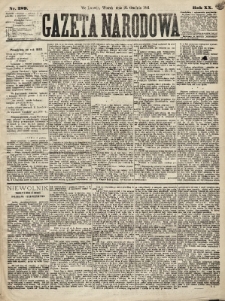 Gazeta Narodowa. 1881, nr 289
