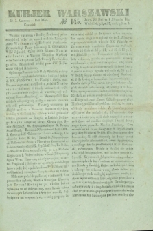 Kurjer Warszawski. 1841, № 145 (3 czerwca)