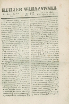 Kurjer Warszawski. 1841, № 177 (7 lipca)
