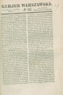 Kurjer Warszawski. 1841, № 242 (12 września)