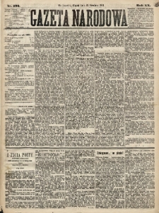 Gazeta Narodowa. 1881, nr 292