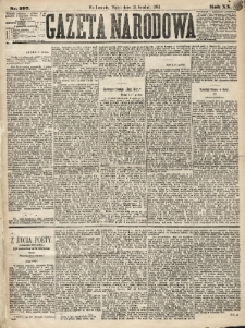 Gazeta Narodowa. 1881, nr 297