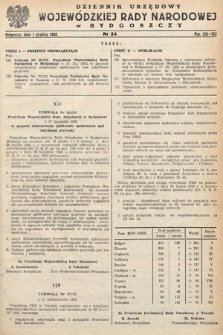 Dziennik Urzędowy Wojewódzkiej Rady Narodowej w Bydgoszczy. 1952, nr 24