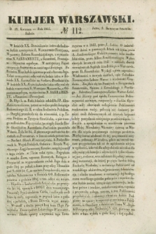 Kurjer Warszawski. 1843, № 112 (29 kwietnia)