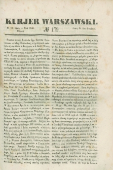 Kurjer Warszawski. 1843, № 179 (11 lipca)