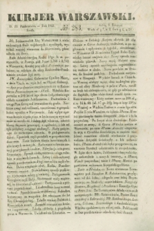 Kurjer Warszawski. 1843, № 283 (25 października)