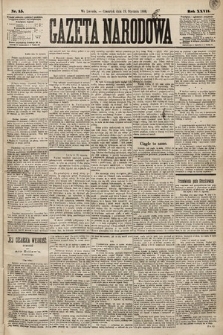 Gazeta Narodowa. 1888, nr 15