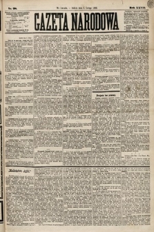 Gazeta Narodowa. 1888, nr 28