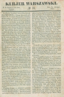 Kurjer Warszawski. 1846, № 10 (11 stycznia)