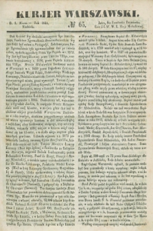 Kurjer Warszawski. 1846, № 65 (8 marca)