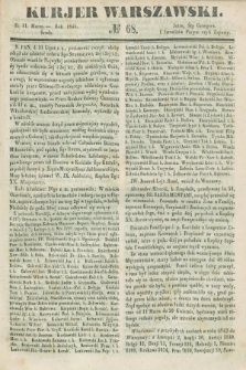 Kurjer Warszawski. 1846, № 68 (11 marca)