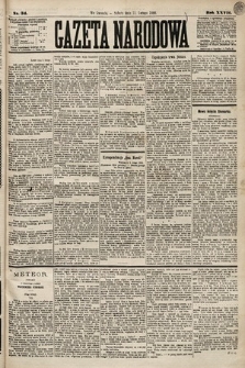 Gazeta Narodowa. 1888, nr 34