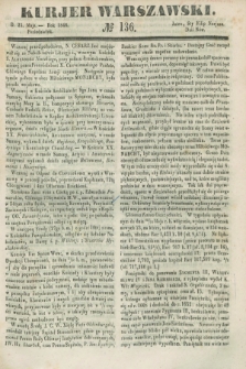 Kurjer Warszawski. 1846, № 136 (25 maja)