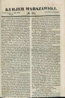Kurjer Warszawski. 1846, № 163 (23 czerwca)