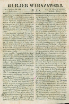 Kurjer Warszawski. 1846, № 175 (6 lipca)