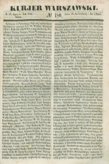 Kurjer Warszawski. 1846, № 180 (11 lipca)