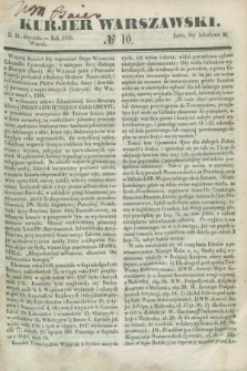Kurjer Warszawski. 1848, № 10 (11 stycznia)