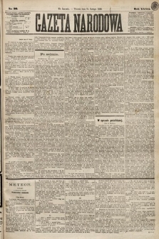 Gazeta Narodowa. 1888, nr 36
