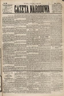 Gazeta Narodowa. 1888, nr 37