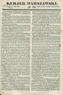 Kurjer Warszawski. 1848, № 202 (1 sierpnia)
