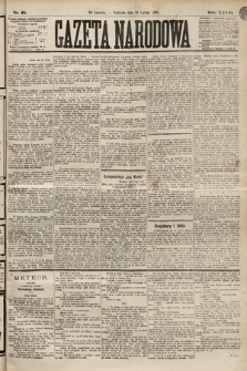 Gazeta Narodowa. 1888, nr 41